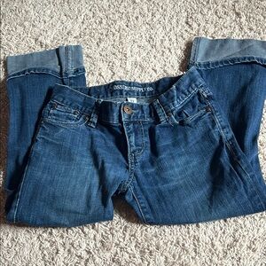 Mossimo Supply Co Blue Boyfriend Jeans with Classic fit CAPRIS!!